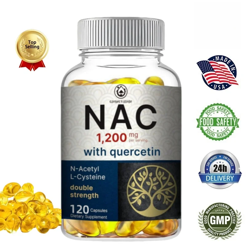 N-acetyl-l-cysteine Capsules - N-acetylcysteine 1200mg, Nac Supplement -600mg Per Capsule, Gluten Free
N-acetyl-l-cysteine Capsules - N-acetylcysteine 1200mg, Nac Supplement -600mg Per Capsule, Gluten Free