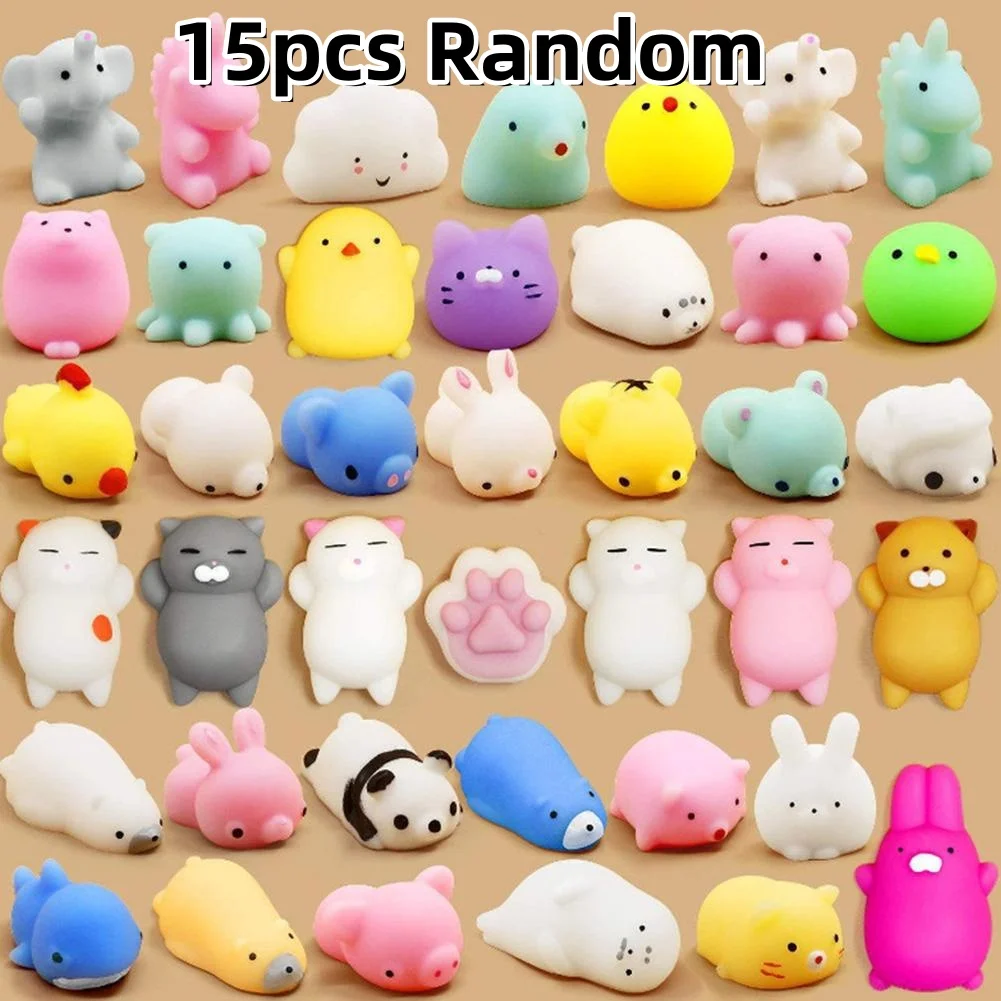 15PCS Mini Kawaii Anima Stress Ball for Kids and Adult Antistress Ball Squeeze Party Favors Stress Relief Toys Children's Toy Se
15PCS Mini Kawaii Anima Stress Ball for Kids and Adult Antistress Ball Squeeze Party Favors Stress Relief Toys Children's Toy Se