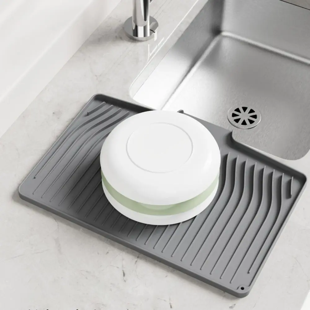 Heat Resistant Silicone Draining Board Mat Nonslip Diversion Opening Slope Kitchen Dish Drainer Pad Large size Dish Drying Mat
Heat Resistant Silicone Draining Board Mat Nonslip Diversion Opening Slope Kitchen Dish Drainer Pad Large size Dish Drying Mat