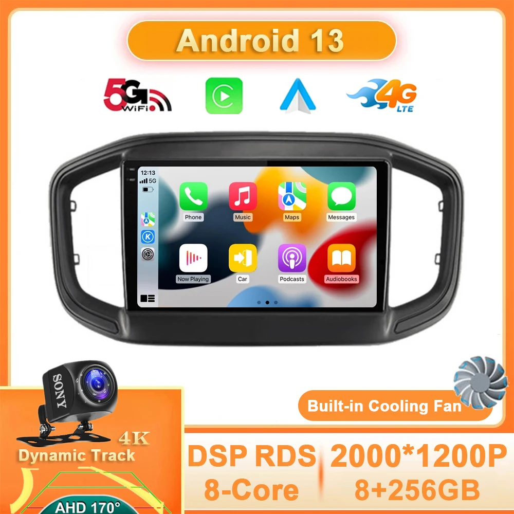 Android 13 For Fiat Strada 2020 2021 2022 Car Radio Multimedia Stereo Video Player WIFI GPS Navigation CarPlay Auto 360 Camera
Android 13 For Fiat Strada 2020 2021 2022 Car Radio Multimedia Stereo Video Player WIFI GPS Navigation CarPlay Auto 360 Camera