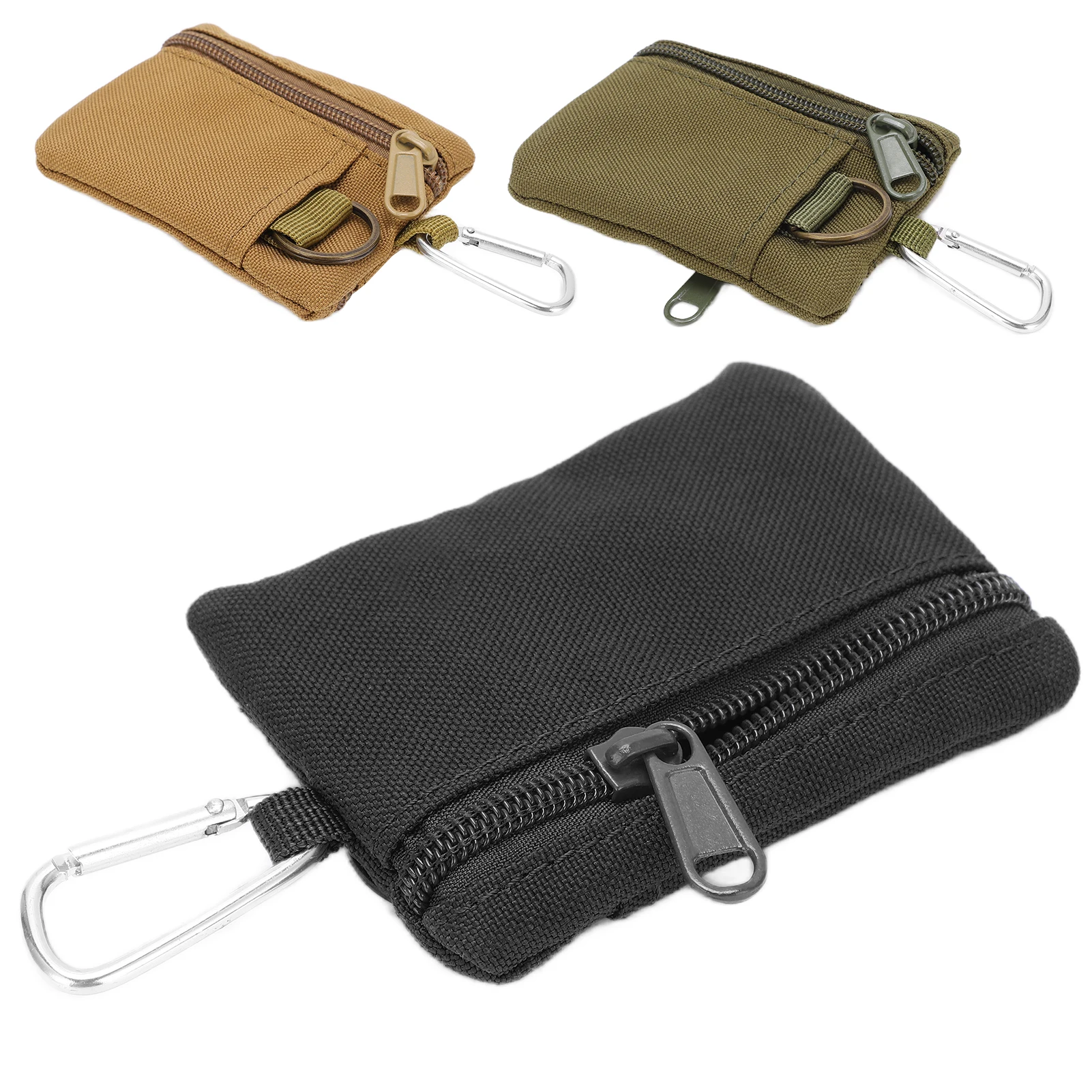 MINI Outdoor Molle Pouch Nylon Zipper Pocket EDC Molle Pouch Wallet Portable Key Card Case Pouch Bag Purse with Carabiner
MINI Outdoor Molle Pouch Nylon Zipper Pocket EDC Molle Pouch Wallet Portable Key Card Case Pouch Bag Purse with Carabiner