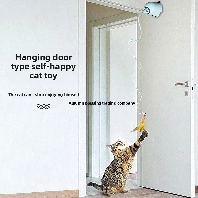Smart hanging door teasing cat stick toy plush self-hi teasing cat stick rechargeable new factory direct code packet
Smart hanging door teasing cat stick toy plush self-hi teasing cat stick rechargeable new factory direct code packet