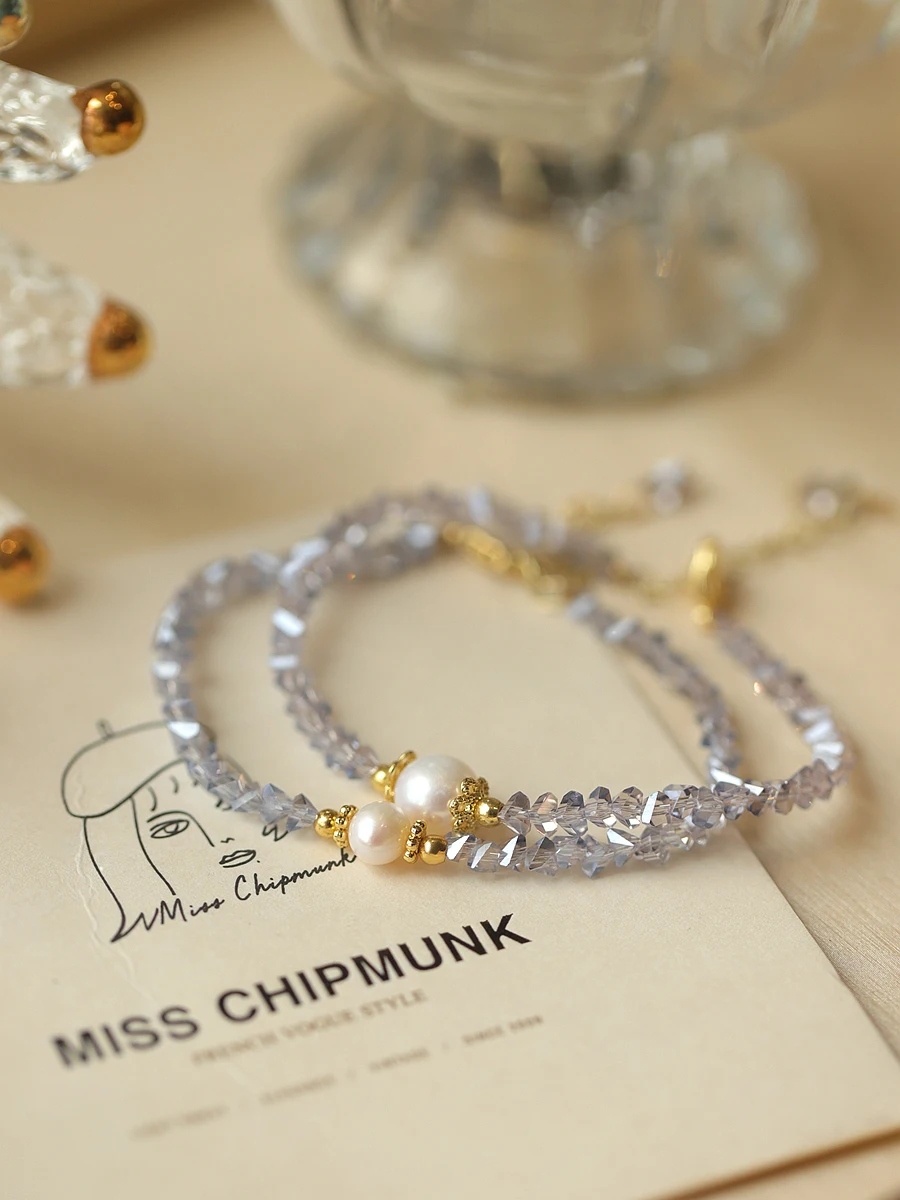 Chinese Wind Retr Jewelry Irregular Purple Crystal Bracelet Girls Freshwater Pearl Tanabata Gift for Girlfriend High-end Jewelry
Chinese Wind Retr Jewelry Irregular Purple Crystal Bracelet Girls Freshwater Pearl Tanabata Gift for Girlfriend High-end Jewelry