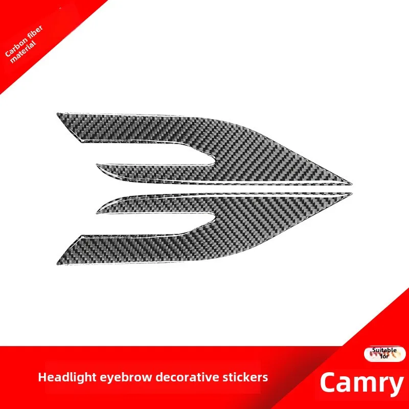 Applicable18-19Toyota Camry Modified Carbon Fiber Headlight Light Sticker Personalized Warning Exterior Sticker
Applicable18-19Toyota Camry Modified Carbon Fiber Headlight Light Sticker Personalized Warning Exterior Sticker