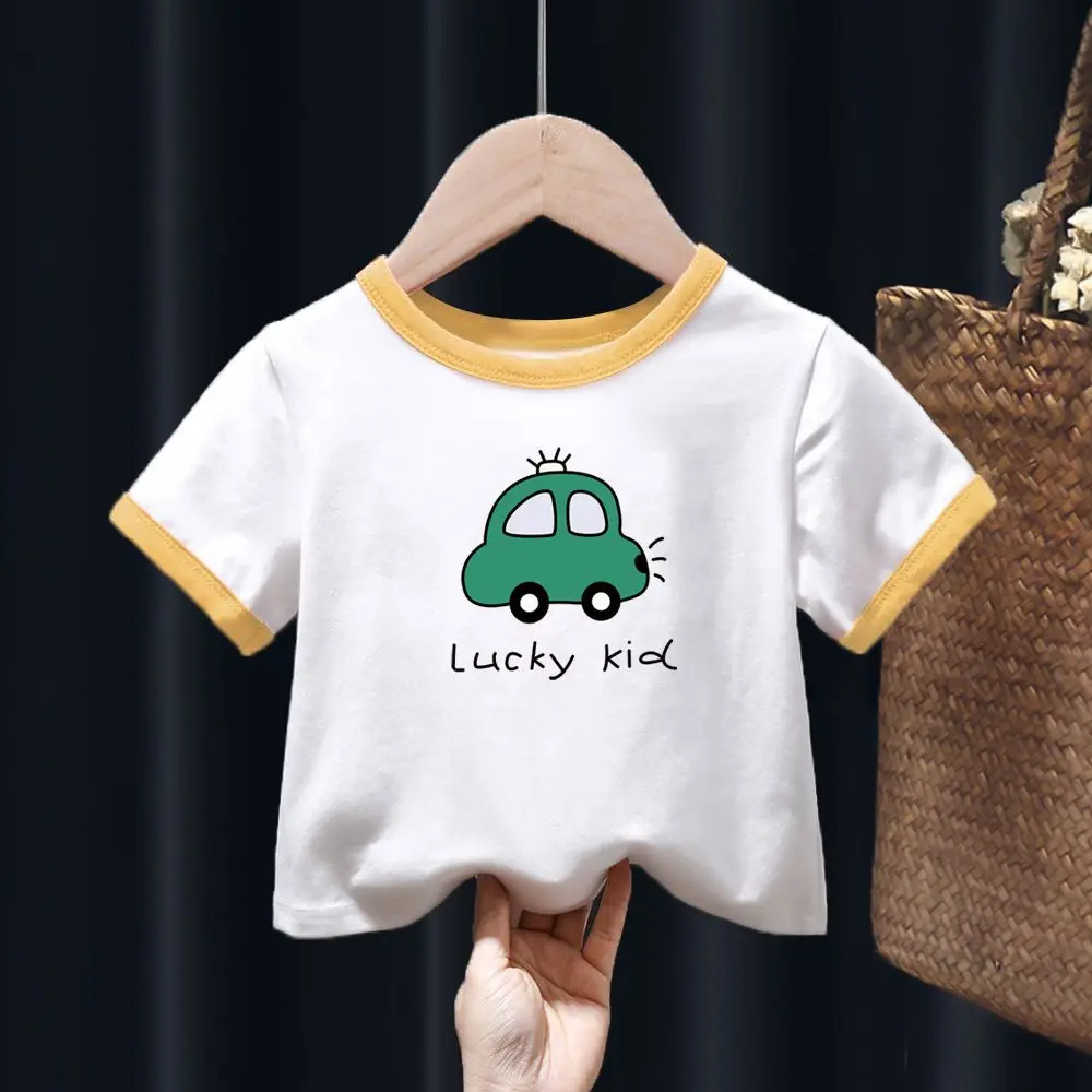 Новая летняя хлопковая футболка для мальчиков 1-7 лет, модная детская футболка с короткими рукавами, красивая детская футболка, топ
Новая летняя хлопковая футболка для мальчиков 1-7 лет, модная детская футболка с короткими рукавами, красивая детская футболка, топ