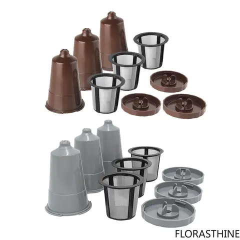 3Pieces Reusable Coffee Filters K Capsule Cups Pod for Keurig K31K45