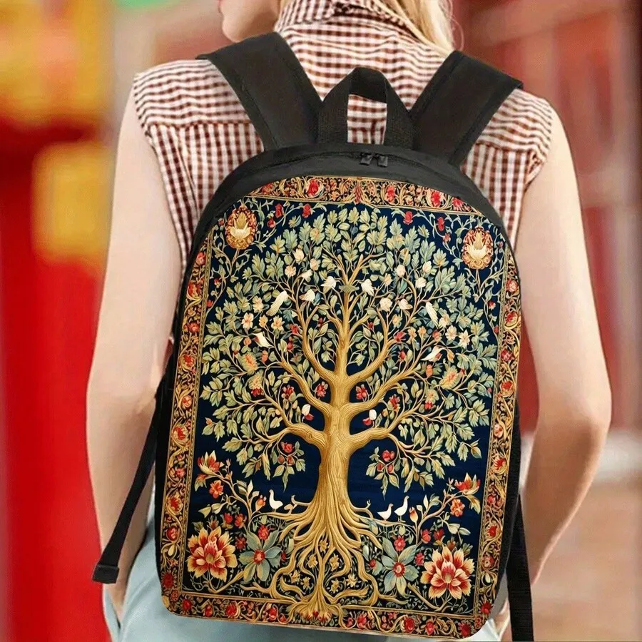 Tree Of Life Backpack 17 Inch Large Capacity Lightweight Casual Laptop Bag With Water Bottle Holder Unisex For Work Travel
Tree Of Life Backpack 17 Inch Large Capacity Lightweight Casual Laptop Bag With Water Bottle Holder Unisex For Work Travel