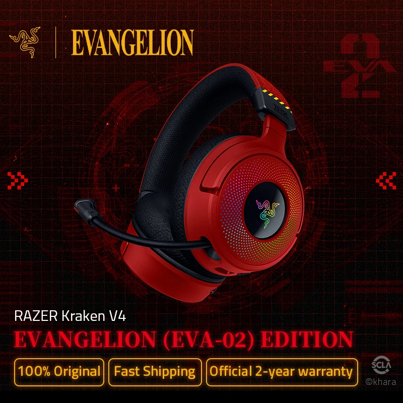 Razer Evangelion EVA Edition Tri-Mode Wireless Gaming Headset for PC Gaming Gift
Razer Evangelion EVA Edition Tri-Mode Wireless Gaming Headset for PC Gaming Gift