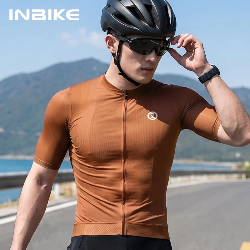 INBIKE Summer Pro Cycling Jersey Men Short Sleeve Road Bike Shirts Slim Fit Full Zipper with Pockets MTB Jersey Bicycle Clothing
INBIKE Summer Pro Cycling Jersey Men Short Sleeve Road Bike Shirts Slim Fit Full Zipper with Pockets MTB Jersey Bicycle Clothing