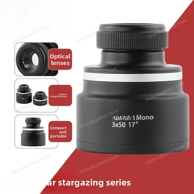 Stargazer Monocular Telescope Compact Portable High Definition Telescope Full Optical Lens Outdoor Viewing
Stargazer Monocular Telescope Compact Portable High Definition Telescope Full Optical Lens Outdoor Viewing