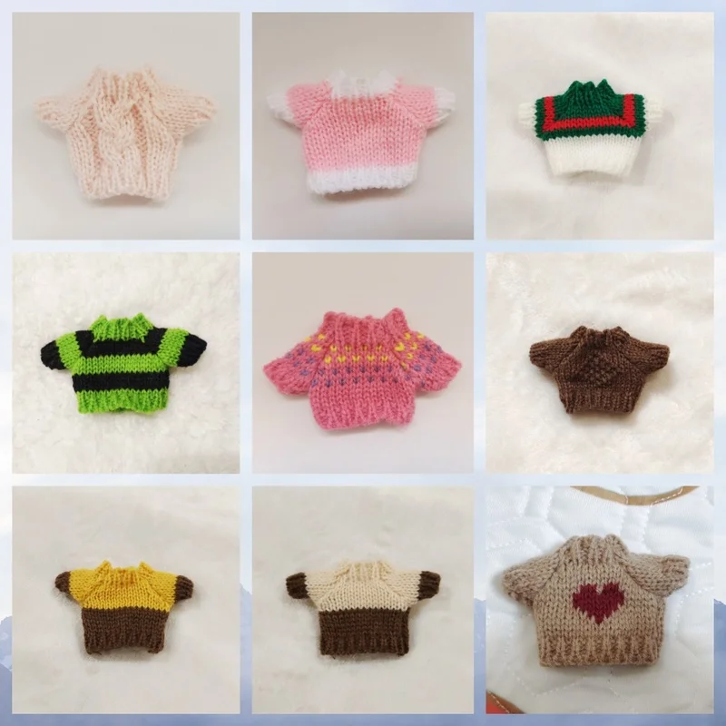 Лидер продаж, свитер Labubu 15 см, кукольная одежда с милым узором, детский аксессуар, простой модный нежный красивый универсальный подарок
Лидер продаж, свитер Labubu 15 см, кукольная одежда с милым узором, детский аксессуар, простой модный нежный красивый универсальный подарок