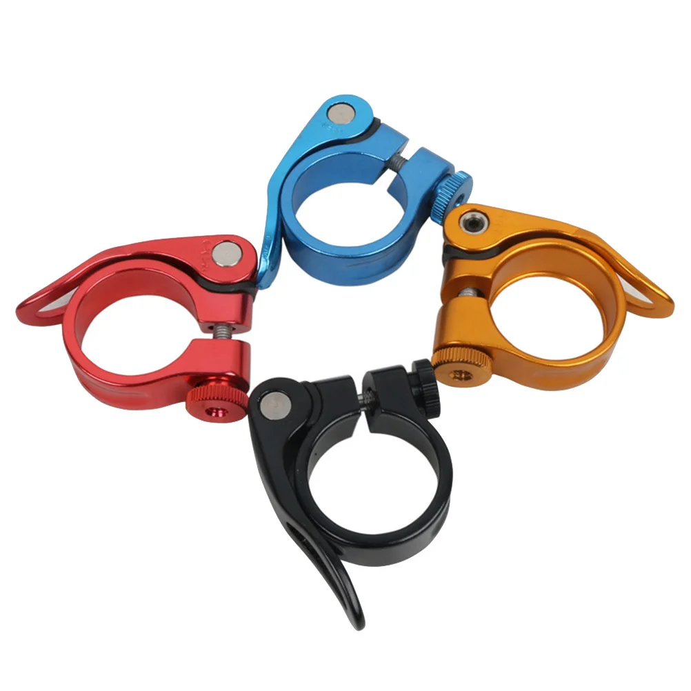 Seat Clamp 31.8mm for Fixed Gear Mountain Bike Quick Release Aluminum Strong Hold Simple Setup Black Bike Seat Clamp
Seat Clamp 31.8mm for Fixed Gear Mountain Bike Quick Release Aluminum Strong Hold Simple Setup Black Bike Seat Clamp