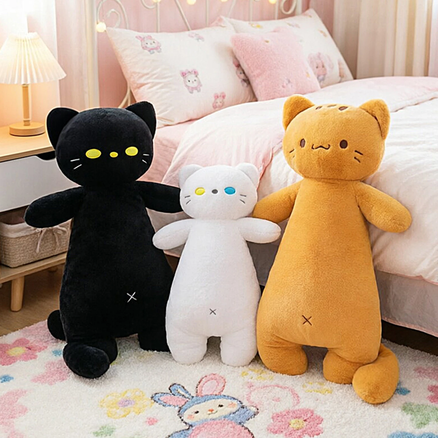 Large Size Cute Cat Long Plush Pillow 3 Colors Soft Stuffed Animal Doll Kids Sleeping Pillow Birthday Gift Home Bed Decoration
Large Size Cute Cat Long Plush Pillow 3 Colors Soft Stuffed Animal Doll Kids Sleeping Pillow Birthday Gift Home Bed Decoration