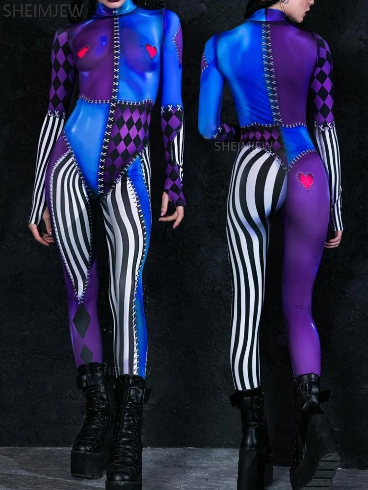 Innocent Doll Cosplay Costume Carnival Women Clown Bodysuit Halloween Party Sexy 3d Printing Festival Carnival Jumpsuit Outfit
Innocent Doll Cosplay Costume Carnival Women Clown Bodysuit Halloween Party Sexy 3d Printing Festival Carnival Jumpsuit Outfit