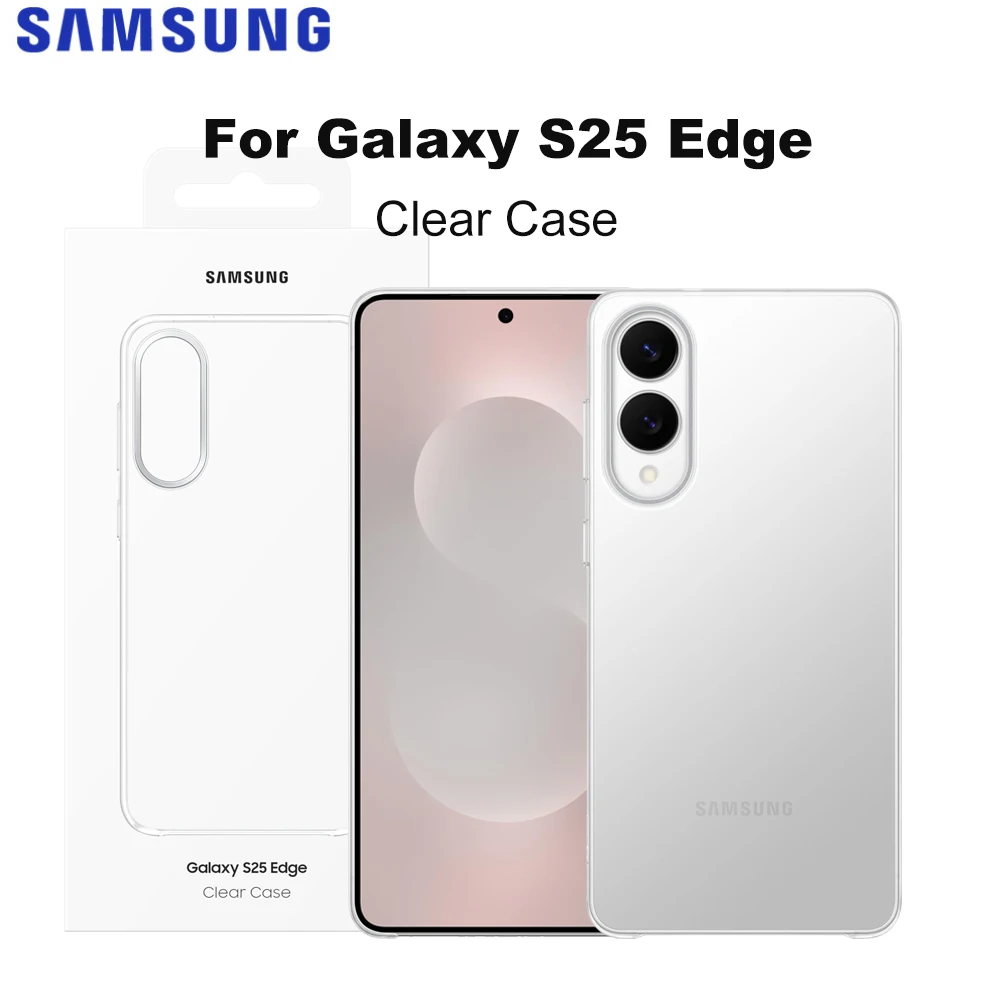 Original SAMSUNG Galaxy S25 Edge Clear Case Slim Design Transparency Protective Case for Galaxy S25 Edge EF-QS937
Original SAMSUNG Galaxy S25 Edge Clear Case Slim Design Transparency Protective Case for Galaxy S25 Edge EF-QS937