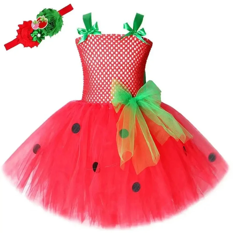 Baby Girls Tutu Dress for Kids Halloween Christmas Outfits Children Strawberry Birthday Costumes Fruits Party Princess Dresses
Baby Girls Tutu Dress for Kids Halloween Christmas Outfits Children Strawberry Birthday Costumes Fruits Party Princess Dresses