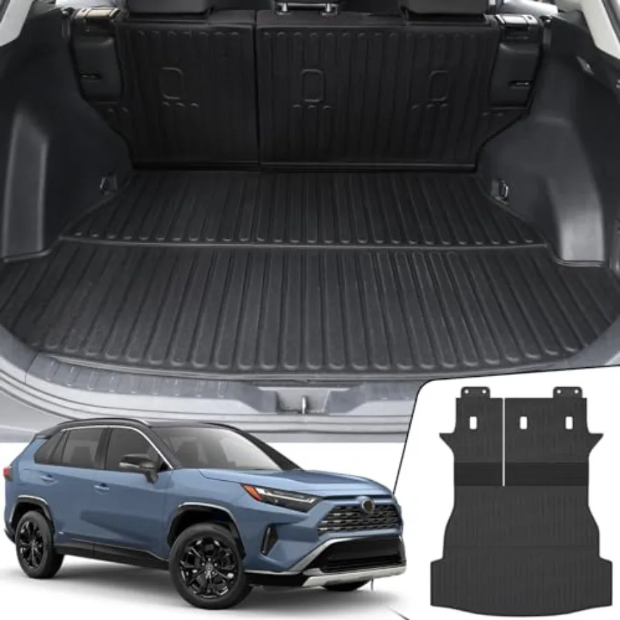 Cargo Mat with Backrest Mat for Toyota RAV4 2019-2024 2025 Include Hybrid Car Mat Accessories All Weather TPE Trunk Cargo Liner
Cargo Mat with Backrest Mat for Toyota RAV4 2019-2024 2025 Include Hybrid Car Mat Accessories All Weather TPE Trunk Cargo Liner
