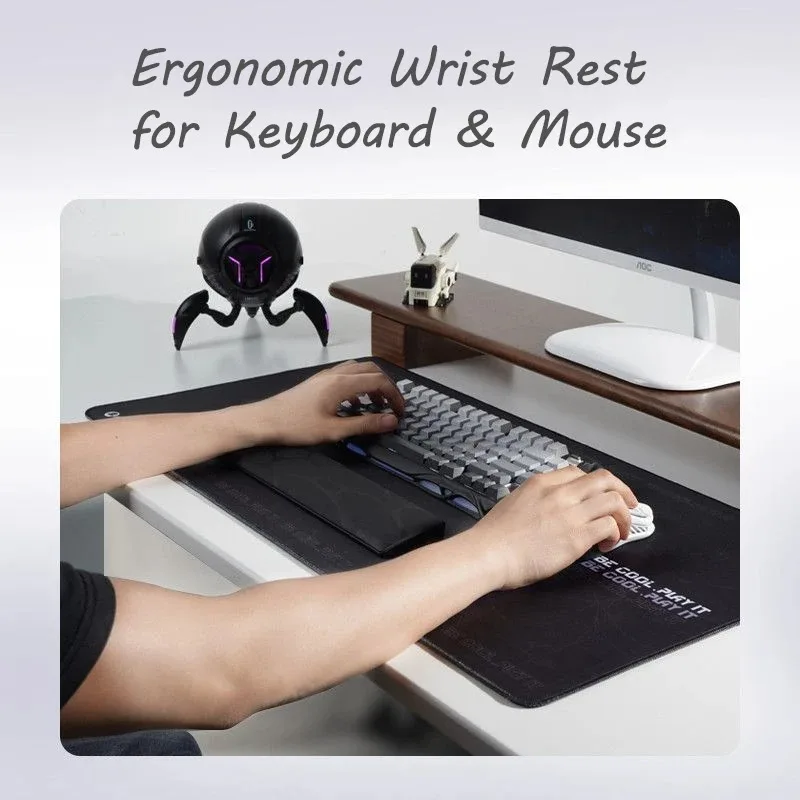 New Keyboard Wrist Rest - Soft Cushion for Office & Gaming Non-Slip Base Comfortable Hand Support for Long Typing Sessions
New Keyboard Wrist Rest - Soft Cushion for Office & Gaming Non-Slip Base Comfortable Hand Support for Long Typing Sessions