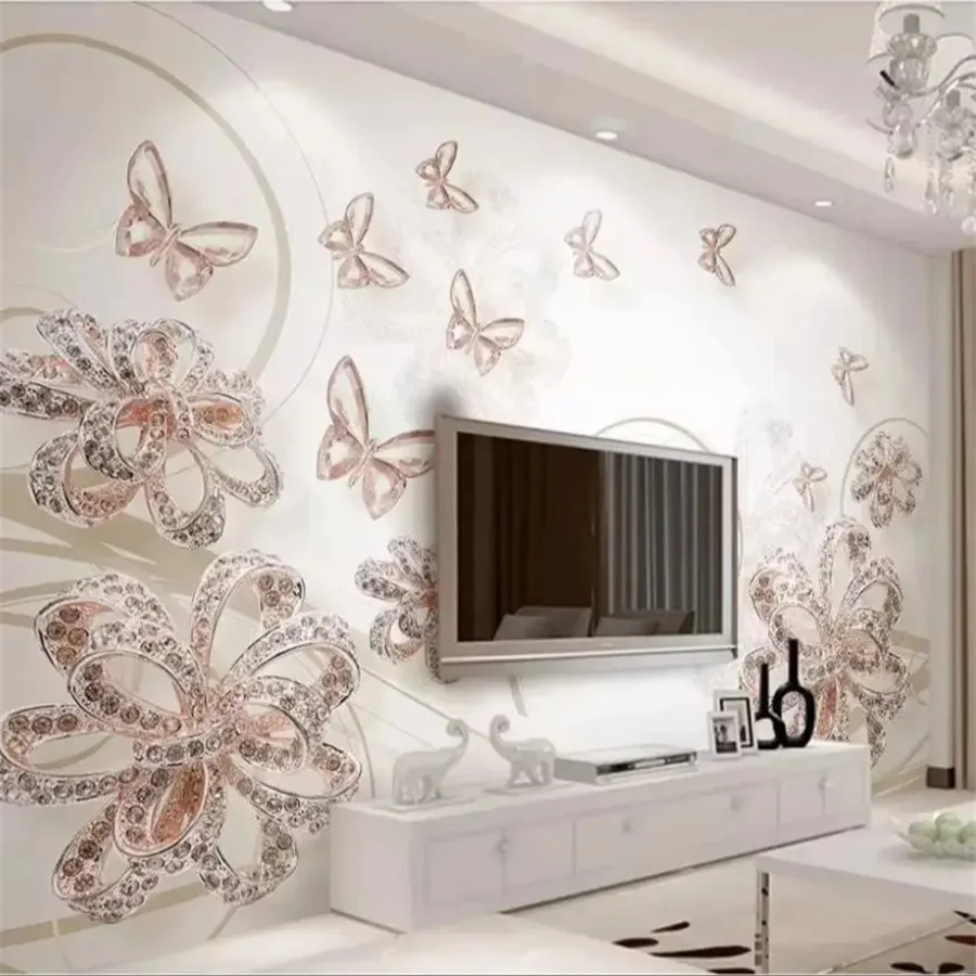 Custom 3d wallpaper noble gorgeous golden European flowers TV background wall fine jewelry diamond flowers wallpapers home decor
Custom 3d wallpaper noble gorgeous golden European flowers TV background wall fine jewelry diamond flowers wallpapers home decor