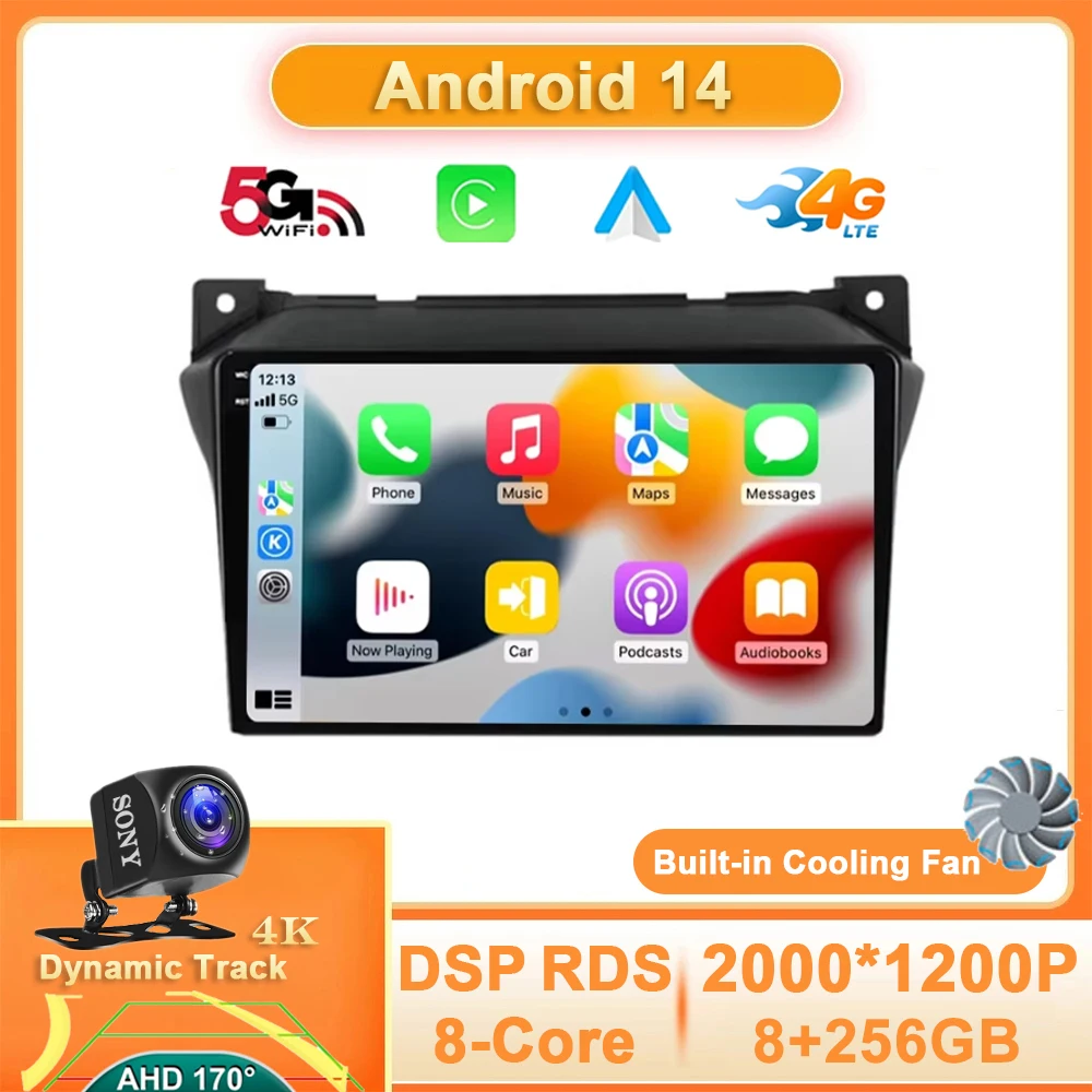 Android 14 For Suzuki Alto 2009 2010 - 2016 Car Radio Multimedia Stereo Player Carplay Auto 4G WIFI GPS Navigation 360 Camera BT
Android 14 For Suzuki Alto 2009 2010 - 2016 Car Radio Multimedia Stereo Player Carplay Auto 4G WIFI GPS Navigation 360 Camera BT