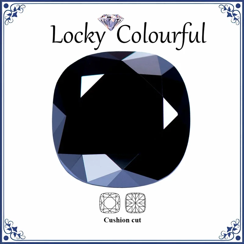 Moissanite Square Cushion Shape Black Color VVS1 Charms Beads for DIY Jewelry Making Necklace Materials with GRA Certificate
Moissanite Square Cushion Shape Black Color VVS1 Charms Beads for DIY Jewelry Making Necklace Materials with GRA Certificate
