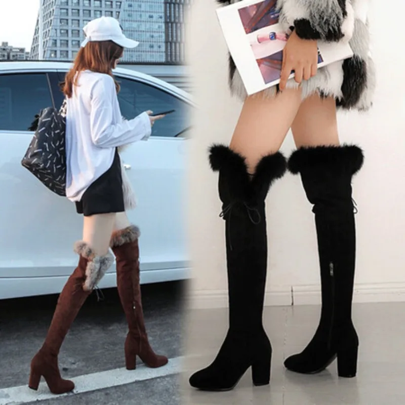 Новые зимние ботинки, женские зимние ботинки на натуральном меху, большие размеры, женская обувь черного цвета на квадратном каблуке, сапоги выше колена
Новые зимние ботинки, женские зимние ботинки на натуральном меху, большие размеры, женская обувь черного цвета на квадратном каблуке, сапоги выше колена