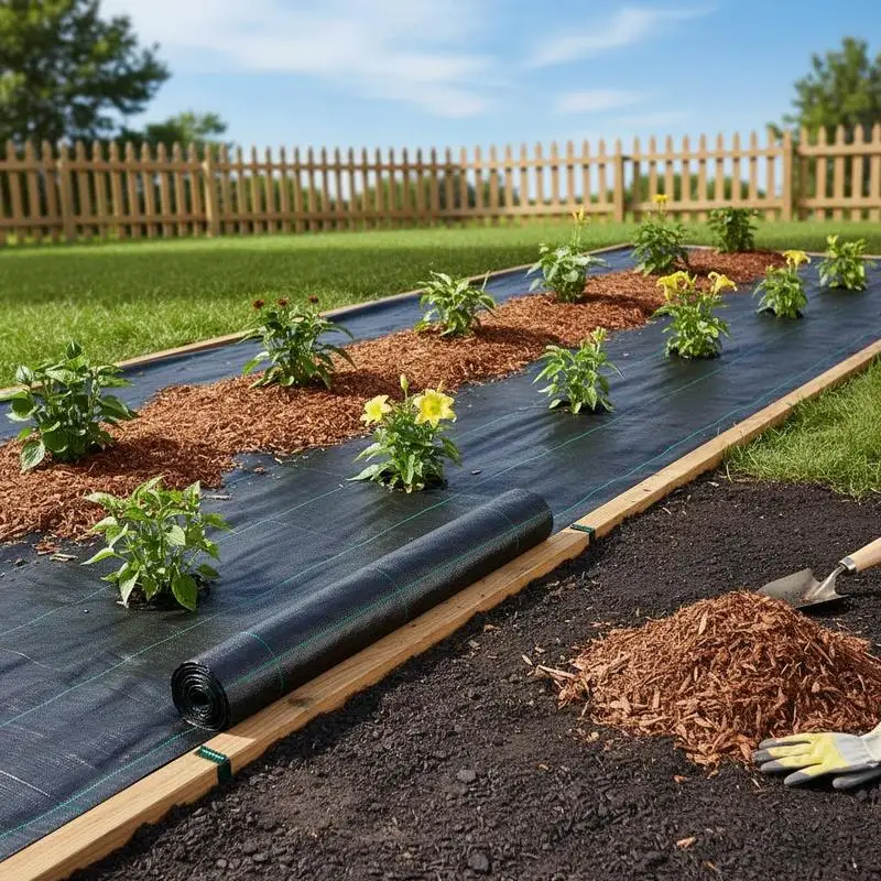Heavy Duty Landscape Cloth 3FTx50FT For Flower Bed Garden Pathway Greenhouse, 5OZ Woven Ground Cover High Permeability Geotextile Polyethylene Material Black 1-Pack
Heavy Duty Landscape Cloth 3FTx50FT For Flower Bed Garden Pathway Greenhouse, 5OZ Woven Ground Cover High Permeability Geotextile Polyethylene Material Black 1-Pack