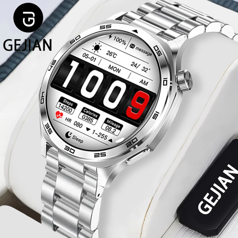 GEJIAN New Men's 5.4 Smart Call Watch Heart Rate Health Monitoring Multiple Sports Functions Couple Smart Call Android iOS Watch
GEJIAN New Men's 5.4 Smart Call Watch Heart Rate Health Monitoring Multiple Sports Functions Couple Smart Call Android iOS Watch