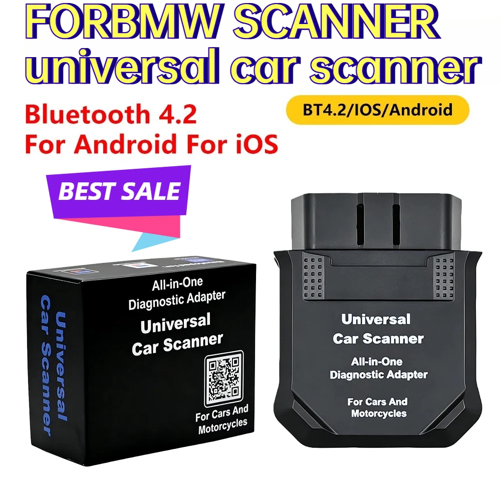 NEW Universal Car Scanner Bluetooth FOR BMW OBD2 Scanner Support For ELM327 etc APP Car Diagnostic Tools
NEW Universal Car Scanner Bluetooth FOR BMW OBD2 Scanner Support For ELM327 etc APP Car Diagnostic Tools