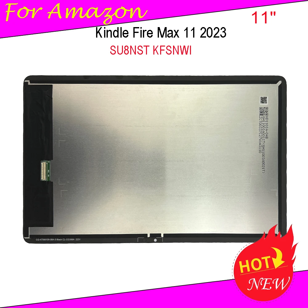 Дисплей LCD для Google Fire Max 11 и Amazon Kindle Fire Max 11 2023 (модели SU8NST, KFSNWI) — сенсорный экран, дигитайзер, стекло в сборе
Дисплей LCD для Google Fire Max 11 и Amazon Kindle Fire Max 11 2023 (модели SU8NST, KFSNWI) — сенсорный экран, дигитайзер, стекло в сборе