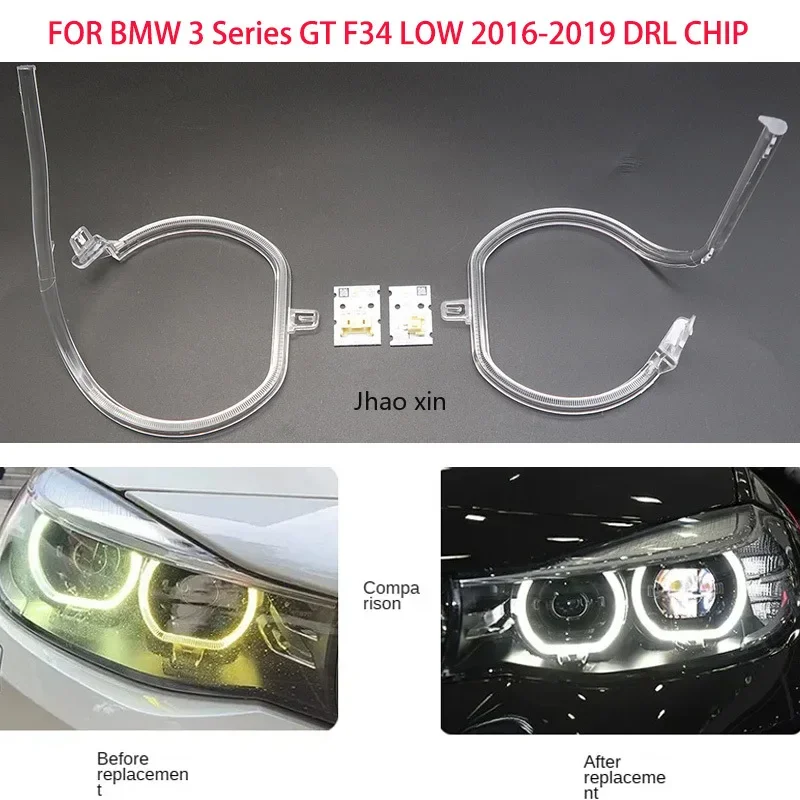 FOR BMW 3 Series GT F34 LOW 2016-2019 Car Headlights DRL Light Strips Angel Eyes Chip Ballast Module Illuminations Repair Parts
FOR BMW 3 Series GT F34 LOW 2016-2019 Car Headlights DRL Light Strips Angel Eyes Chip Ballast Module Illuminations Repair Parts