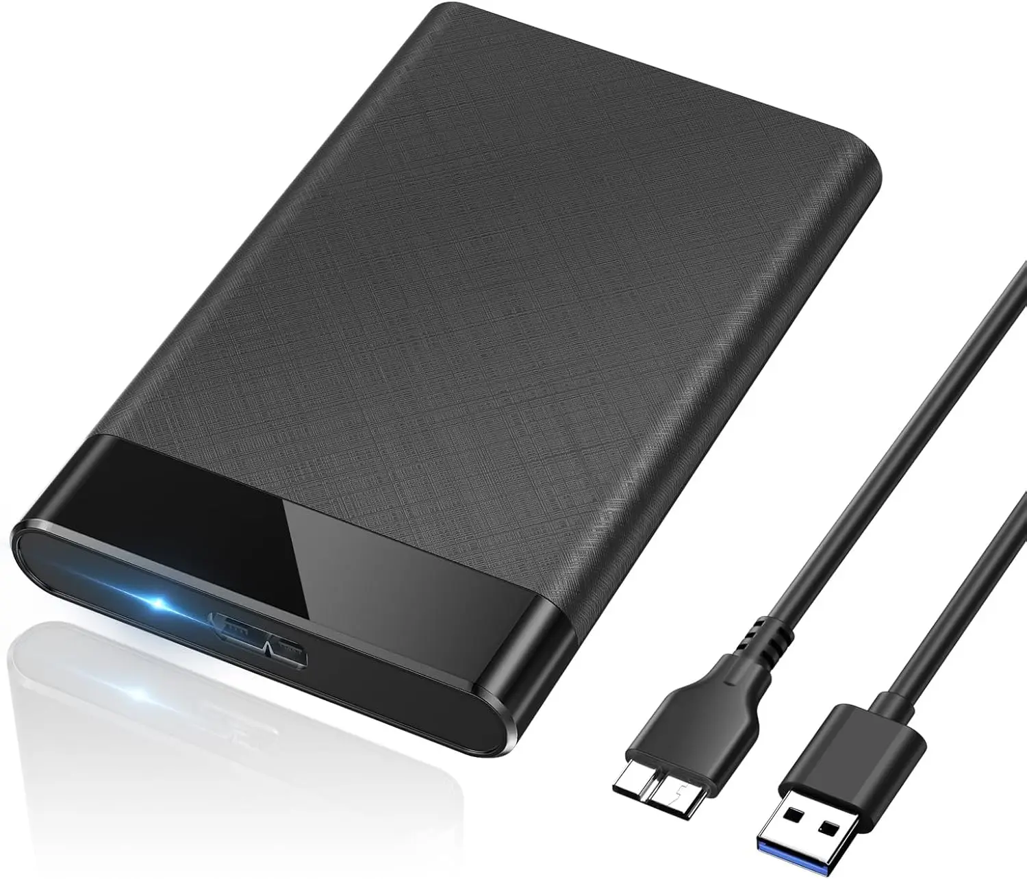 2.5'' External Hard Drive Enclosure USB 3.0 to SATA III Tool-Free for SSD HDD with UASP, Compatible with PS4 Xbox PC
2.5'' External Hard Drive Enclosure USB 3.0 to SATA III Tool-Free for SSD HDD with UASP, Compatible with PS4 Xbox PC