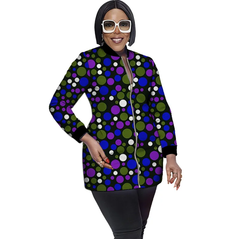 African Couture Women's Long Jacket Cotton Guaranteed Ankara Outfit Colorful Print Ladies' Classic Zipper Lined Top Tailored
African Couture Women's Long Jacket Cotton Guaranteed Ankara Outfit Colorful Print Ladies' Classic Zipper Lined Top Tailored