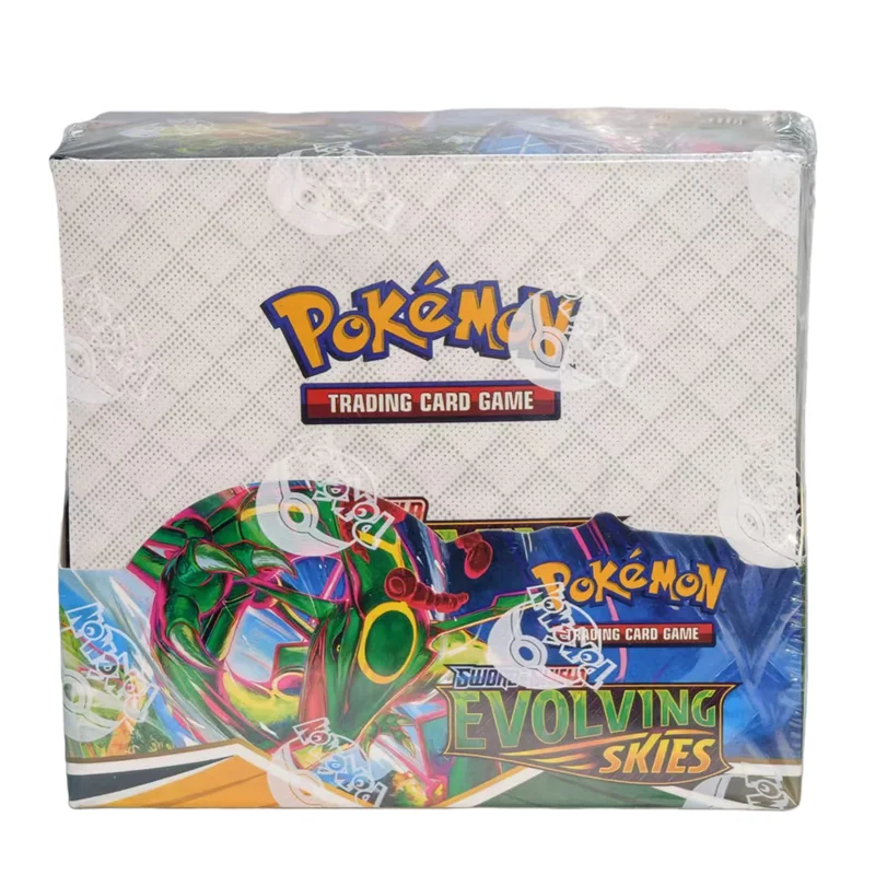 324Pcs/Set English Pokémon TCG:Evolving Skies EVOLUTIONS Evolutions English Booster Battle Transaction Card 36 Pack Box gift Toy
324Pcs/Set English Pokémon TCG:Evolving Skies EVOLUTIONS Evolutions English Booster Battle Transaction Card 36 Pack Box gift Toy