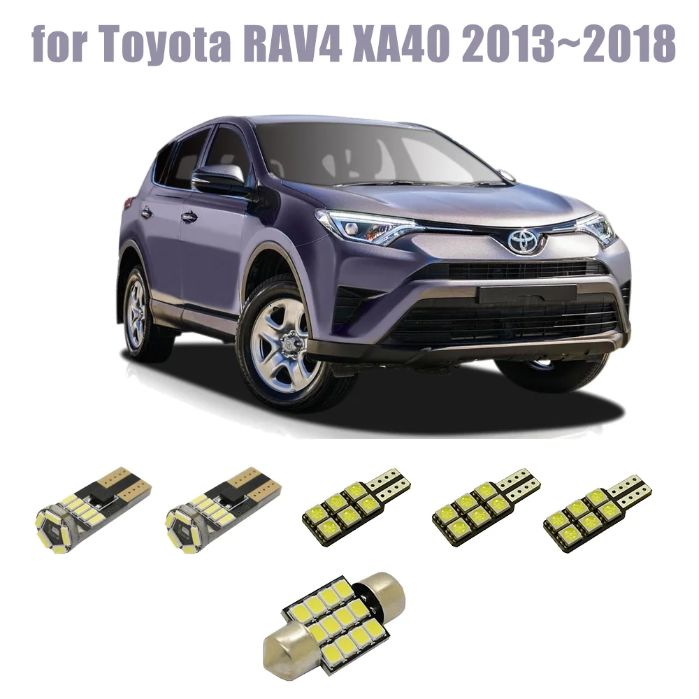 for Toyota RAV4 XA40 2013~2018 Night Interior Lamps Dome Roof lights LED 4x4 Trunk Reading Lamp White Canbus Bulbs Accessories
for Toyota RAV4 XA40 2013~2018 Night Interior Lamps Dome Roof lights LED 4x4 Trunk Reading Lamp White Canbus Bulbs Accessories