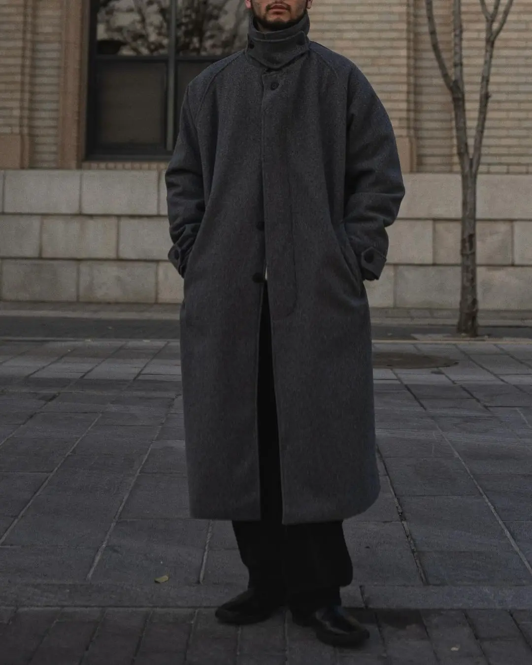 Banla Winter Thickened Long Woolen Coat Vintage Versatile Loose Fit Youthful Style Banana Blue Cashmere Outerwear Jacket
Banla Winter Thickened Long Woolen Coat Vintage Versatile Loose Fit Youthful Style Banana Blue Cashmere Outerwear Jacket