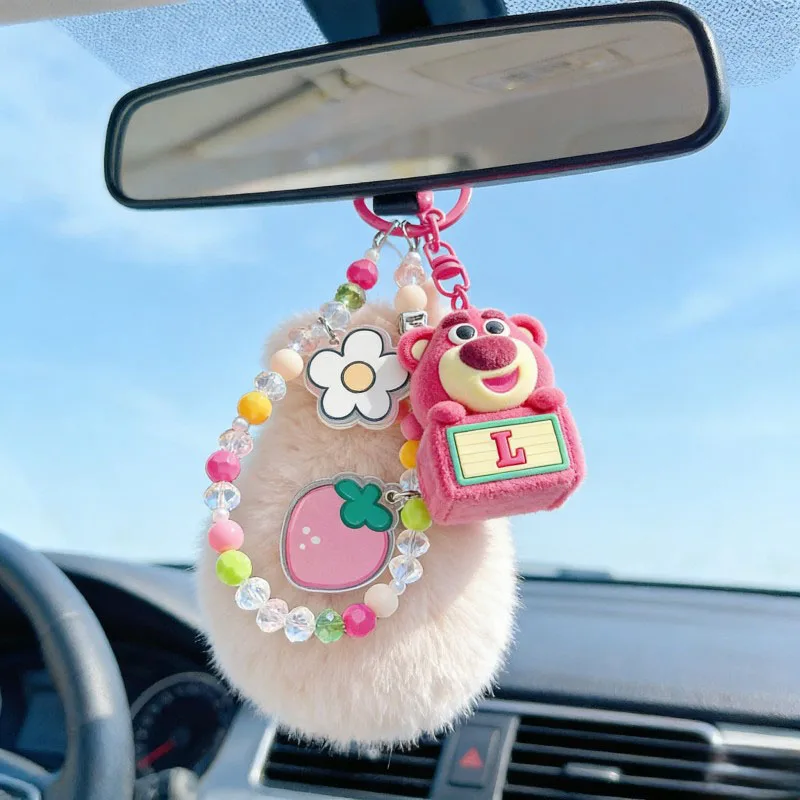 Disney Lotso Strawberry Bear Beaded Keychain Cute Cartoon Bag Pendant Colorful Beads Bracelet Keyring for Women Girls Gift Kids
Disney Lotso Strawberry Bear Beaded Keychain Cute Cartoon Bag Pendant Colorful Beads Bracelet Keyring for Women Girls Gift Kids