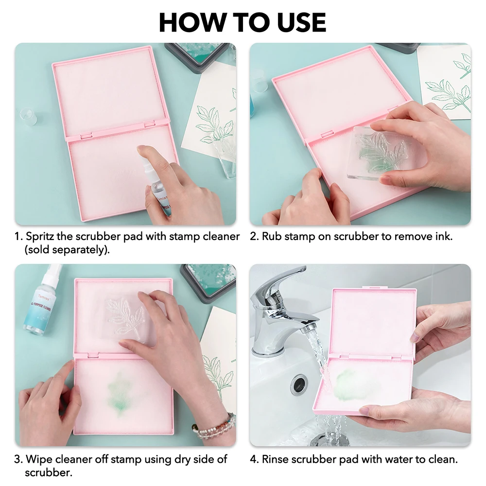 Essential Stamp Cleaning Pad Stamp Scrubber for Clear/rubber/cling/foam Stamps DIY Scrapbooking Tool New 2025
Essential Stamp Cleaning Pad Stamp Scrubber for Clear/rubber/cling/foam Stamps DIY Scrapbooking Tool New 2025