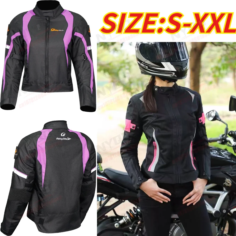 Women‘s Motorcycle Winter Jacket, Thermal Windproof Riding Coat with Built-in Protective Pads & Warm Liner JK-64
Women‘s Motorcycle Winter Jacket, Thermal Windproof Riding Coat with Built-in Protective Pads & Warm Liner JK-64