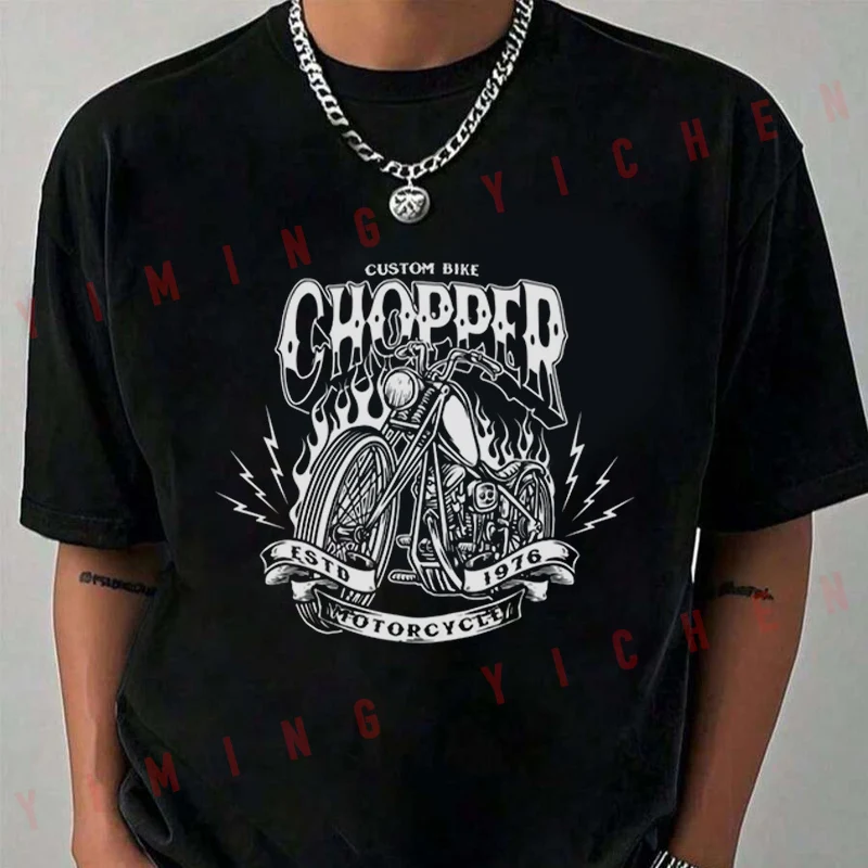 Chopper T Shirt Bike Clothing Gear Café Racer Motorbike Motorcycle T-Shirt Short Sleeve Casual Round Neck Summer Top Tees 2026
Chopper T Shirt Bike Clothing Gear Café Racer Motorbike Motorcycle T-Shirt Short Sleeve Casual Round Neck Summer Top Tees 2026
