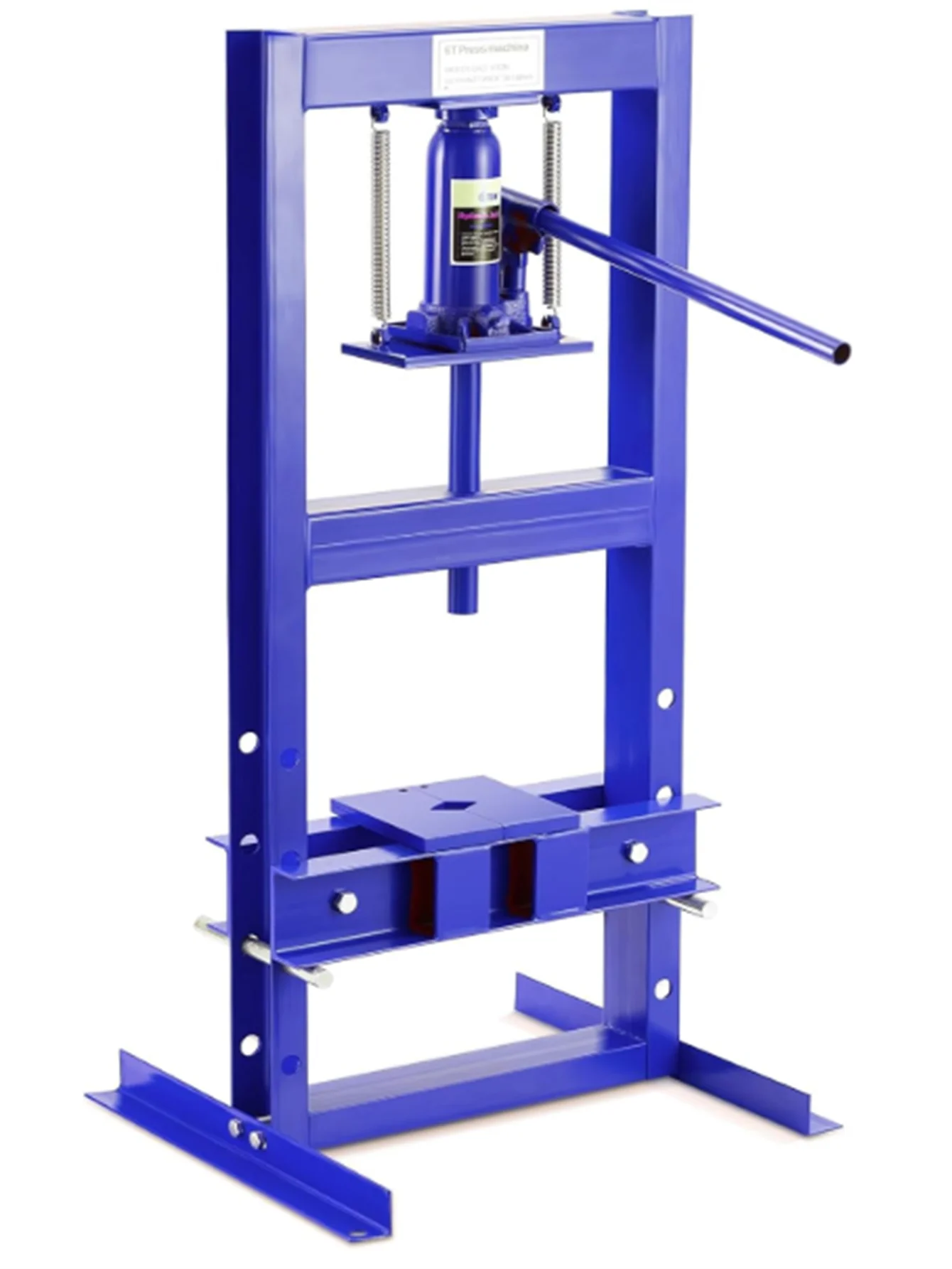 6-Tonne Hydraulic Workshop Press - H-Frame Design with 2 Press Plates & Adjustable Height (Black) | Professional Garage Equipmen
6-Tonne Hydraulic Workshop Press - H-Frame Design with 2 Press Plates & Adjustable Height (Black) | Professional Garage Equipmen