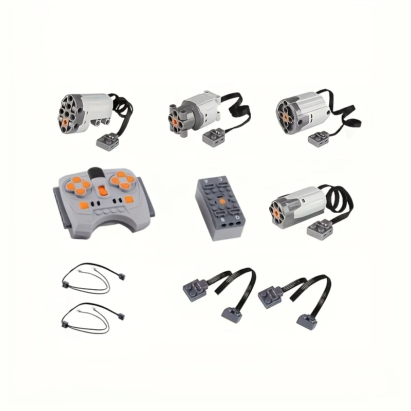 10 pieces of technical power function kit, including XL/L/M/servo motor kit Compatible with major brands of building blocks, Hal
10 pieces of technical power function kit, including XL/L/M/servo motor kit Compatible with major brands of building blocks, Hal