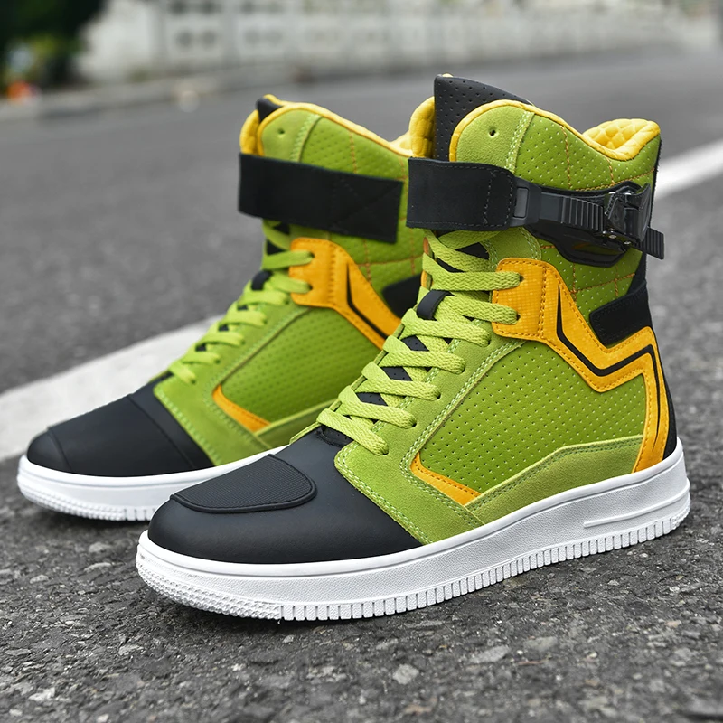 Motorcycle protective boots men off-road travel cycling boots stylish four season high top wear-resistant riding boots equipment
Motorcycle protective boots men off-road travel cycling boots stylish four season high top wear-resistant riding boots equipment