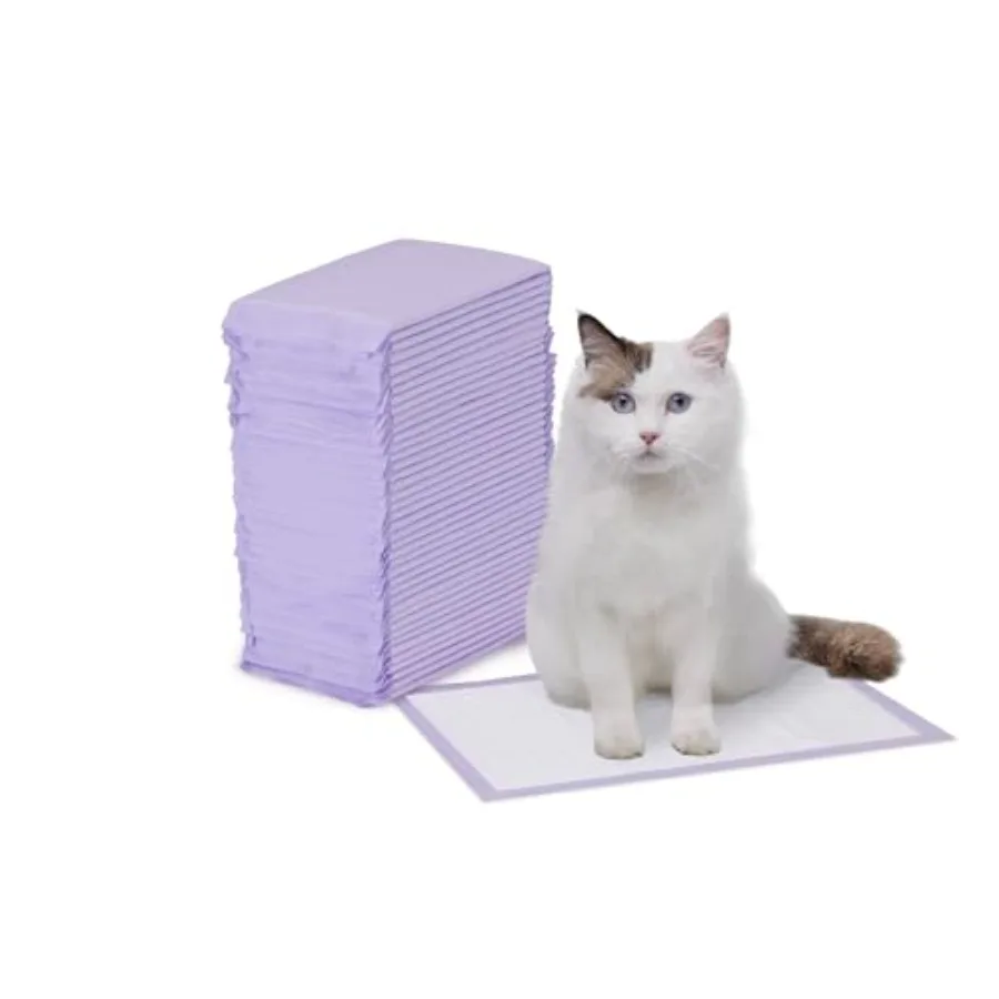 【Spot goods】Cat Litters Pee Pads 40 Count Universal Fit for Litter Box Odor Control with Fresh Scent Purple and White
【Spot goods】Cat Litters Pee Pads 40 Count Universal Fit for Litter Box Odor Control with Fresh Scent Purple and White