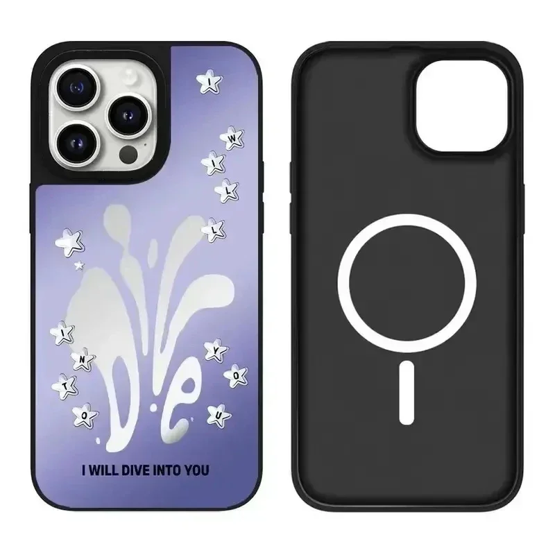 Dream Graffiti Letter iPhone 11 12 13 14 15 Pro Max Mirror Surface MagSafe Case Cover Shell
Dream Graffiti Letter iPhone 11 12 13 14 15 Pro Max Mirror Surface MagSafe Case Cover Shell