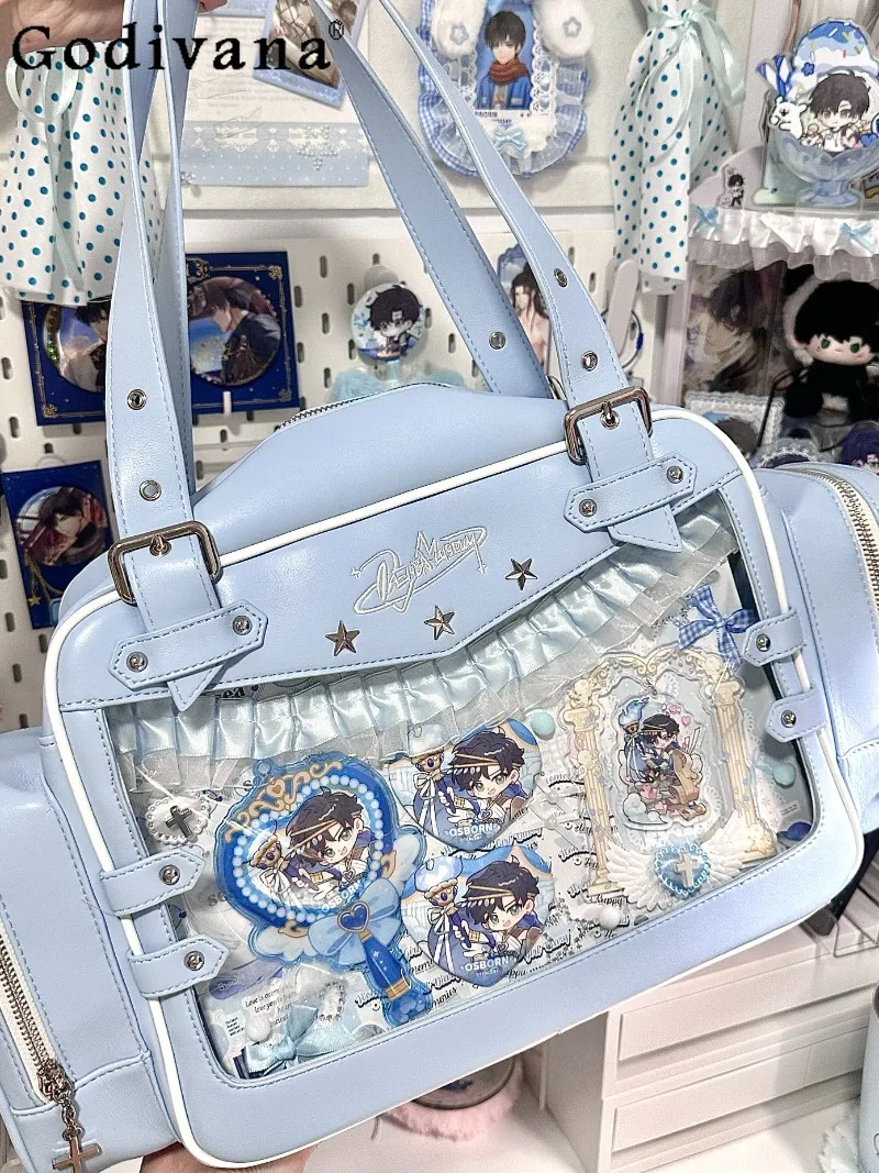 Japanese Original Two-dimensional Lolita Ita-bag 15cm Cotton Baby Cute Baby Bag Large-capacity Commuter Leisure Shoulder Bags
Japanese Original Two-dimensional Lolita Ita-bag 15cm Cotton Baby Cute Baby Bag Large-capacity Commuter Leisure Shoulder Bags