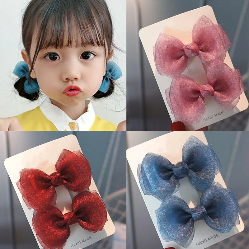 2pcs/set Pearlescent Butterfly Hair Clips Children Fabric Bangs Hairpins Baby Girls Sweet Cute Mesh Head Hair Style Accessories
2pcs/set Pearlescent Butterfly Hair Clips Children Fabric Bangs Hairpins Baby Girls Sweet Cute Mesh Head Hair Style Accessories