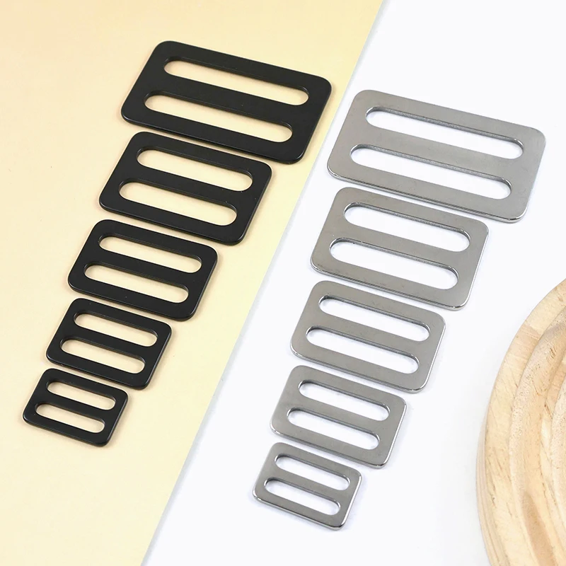 Meetee 10/20Pcs 20-50mm Tri-Glide Stainless Steel Buckles Webbing Adjust Slider Square Ring for Bag Parts Backpack Accessories
Meetee 10/20Pcs 20-50mm Tri-Glide Stainless Steel Buckles Webbing Adjust Slider Square Ring for Bag Parts Backpack Accessories