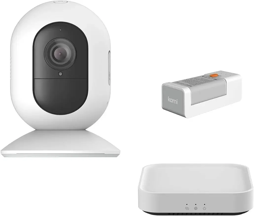Kami 1080P Wire-Free Home Camera Kit, Wireless Outdoor Battery Security Camera withMotion Detection Night Vision Service via APP
Kami 1080P Wire-Free Home Camera Kit, Wireless Outdoor Battery Security Camera withMotion Detection Night Vision Service via APP