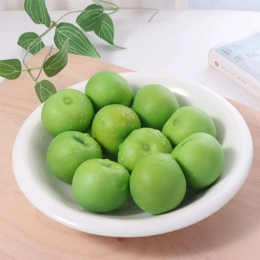 10pcs Foam Mini Artificial Green Plum Realistic Lifelike Simulation Fruit Model Handicrafts Fake Plum Fruits
10pcs Foam Mini Artificial Green Plum Realistic Lifelike Simulation Fruit Model Handicrafts Fake Plum Fruits